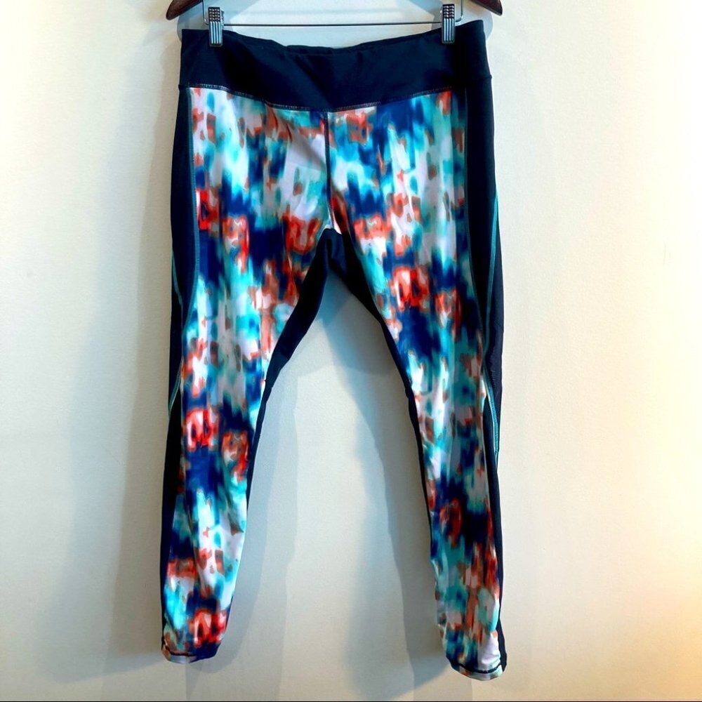 ZELLA Sz XL Tie-Dye w/ Inner Drawstring and Back Pocket Leggings